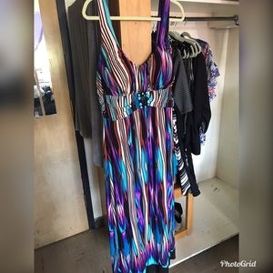 Bisou-Bisou Multi-Color Sundress